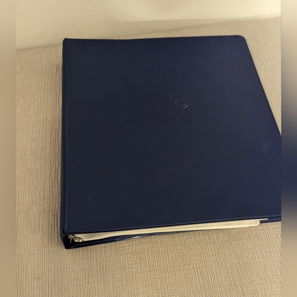3 Ring Binder with lined paper